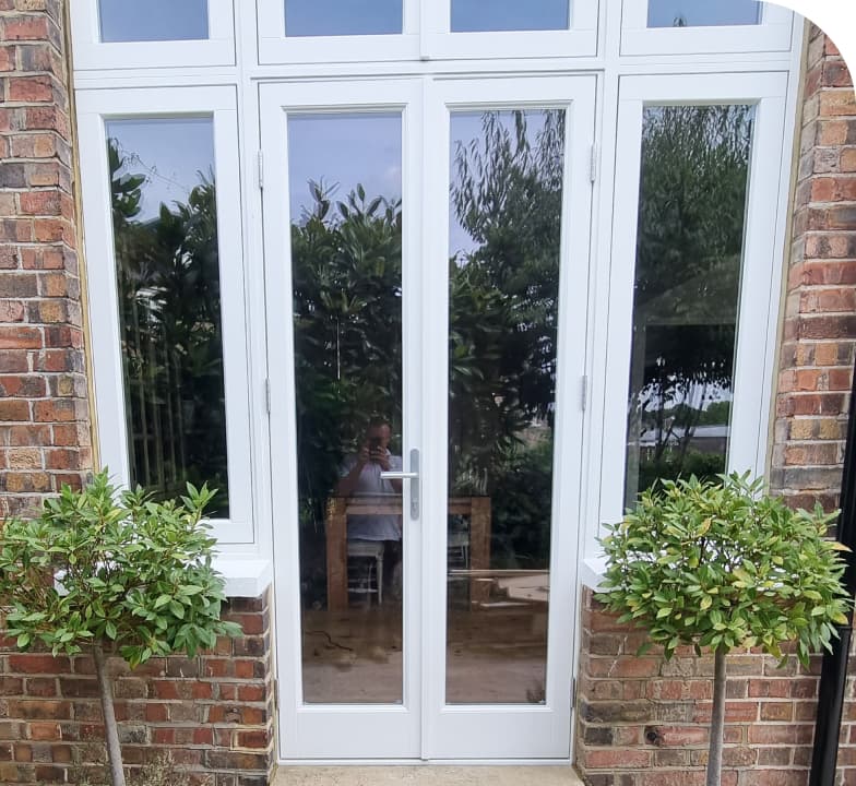 Elegant Wooden French Doors