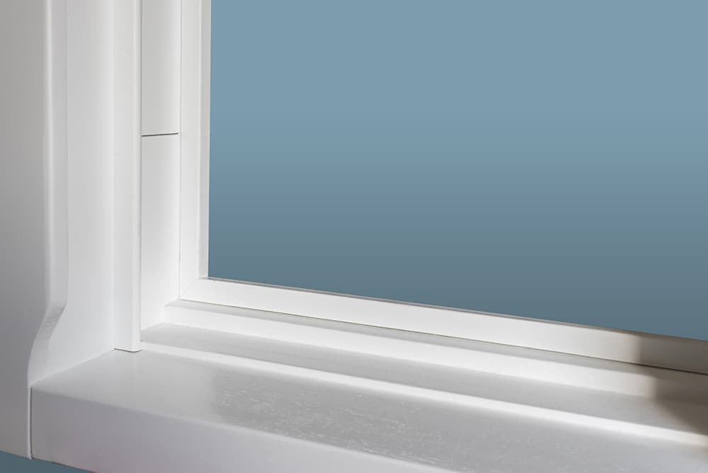 This robust construction enhances the window’s durability and stability